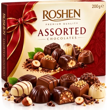 Roshen Assorted Chocolates, 200 g