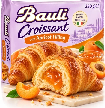 Bauli Croissant with Apricot Filling, 250 g